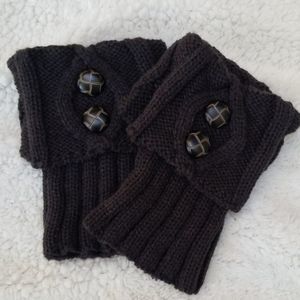 Dark Brown Boots Cuffs